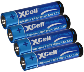 Hückmann Batterie 1,5V Micro AAA 4er Folie Xcell LR03 AAAshrink(VE 4)