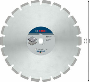 Bosch Power Tools DIA Trenn B.f.Asphal 450 x 25,40 2608603643