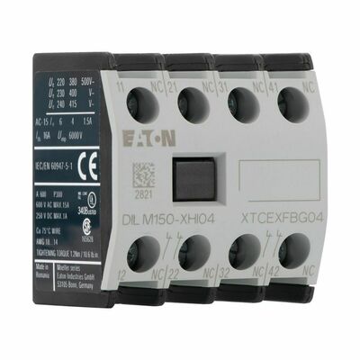 Eaton Hilfsschalterbaustein 4-polig DILM150-XHI04