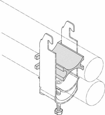 PohlCon (Puk) Kabelschelle 12/2 AC