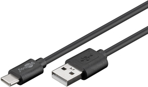 Goobay USB-2.0-Kabel 0,5m,C/A 55467