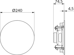 WHD Design-Lautsprecher 2-Wege,Highend R2408SLHQws