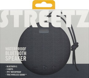 Streetz BT Speaker mit TWS 5 Watt, schwarz CM763