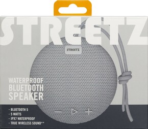 Streetz BT Speaker mit TWS 5 Watt, hellgrau CM764