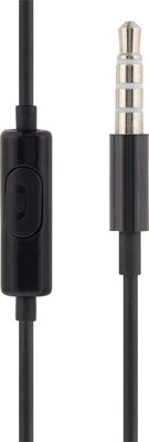 Streetz In-Ear Kopfhörer/Headset 3,5 mm Klinke, schwarz HL-W106