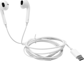 Streetz In-Ear Kopfhörer/Headset USB-C, weiß HL-W111
