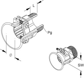 HKL Druckschraube 1238/16