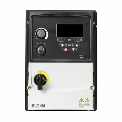 Eaton Frequenzumrichter 1/3240V4.3A0.75kW1HP DA1-124D3FB-B6SO