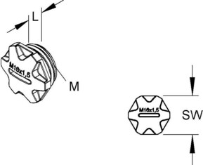 HKL Verschlußschraube 514GFKM50