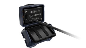 LED LENSER® Stirnlampe HF4R Smoky Blue