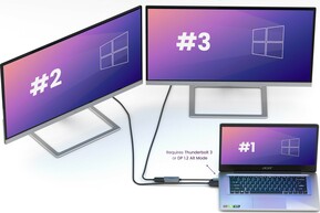 MARMITEK Adapter USB Typ C zu Display Port MARMITEK ConUSB-C/DP