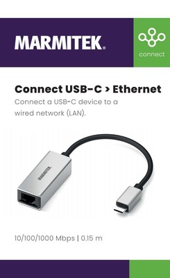 MARMITEK Adapter USB Typ C zu Ethernet MARMITEK ConUSB-C/Et