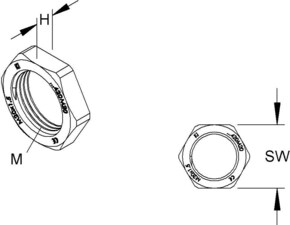 HKL Sechskantmutter 3420M20