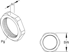HKL Sechskantmutter 1420/48