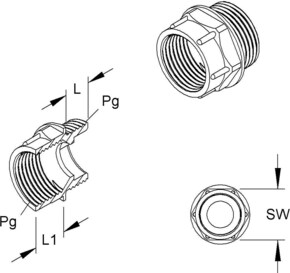 HKL Reduzierstutzen 894/1613