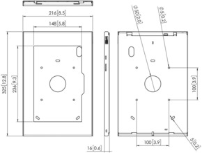 Vogels Tablock f.Sam.Galaxy Tab S7 PTS1242 alu-sw