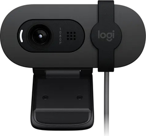 Logitech Webcam Full HD 1080p,30FPS,USB,Bu BRIO 105