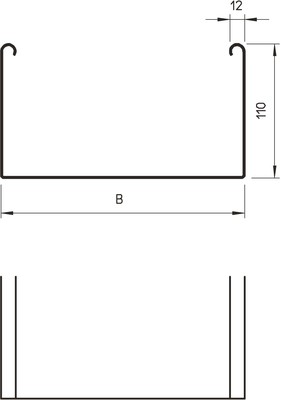 OBO Bettermann Vertr Kabelrinne 100x200mm FS SKSU 120 FS