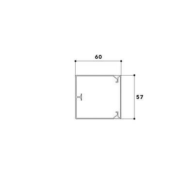 GGK LFG-Kanal 60x60 lichtgrau 1495