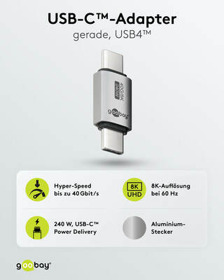 Goobay USB-C-Adapter gerade USB4 74448
