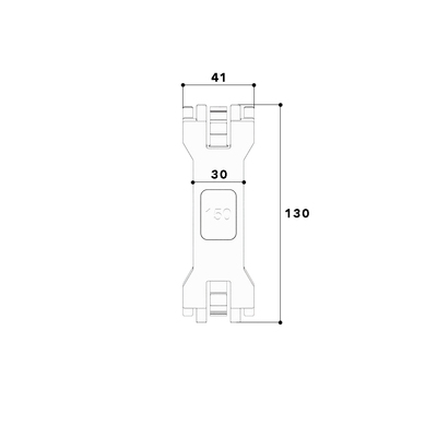 GGK Kabelhalteklammer 150 f.Insta.kanal-System KHK 150