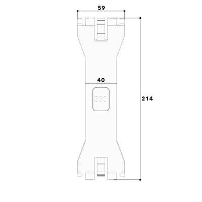 GGK Kabelhalteklammer 230 f.Insta.kanal-System KHK 230