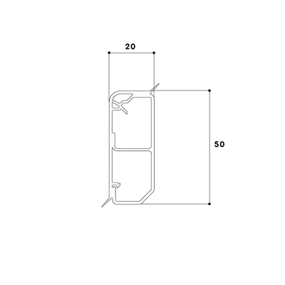 GGK SL-Kanal 20x50 cws 12451