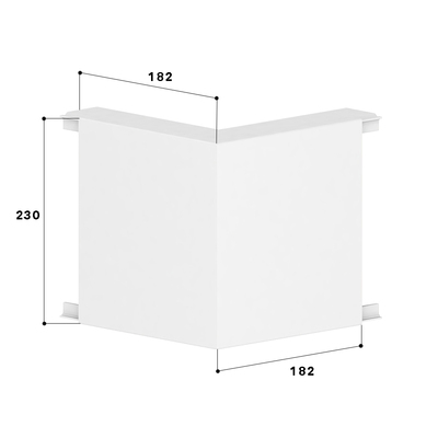 GGK FB-Ausseneck 60x230 alp 14112