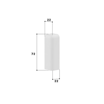 GGK SL-Endstück 20x70 alp rechts 111964