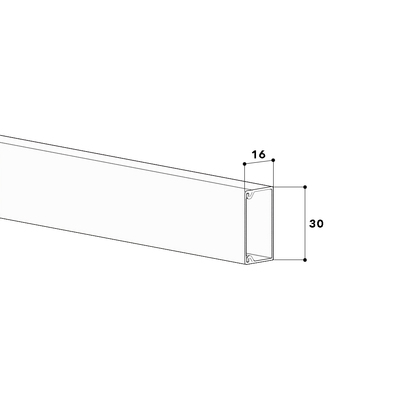 GGK LFG-Kanal 15x30 weiß 1014