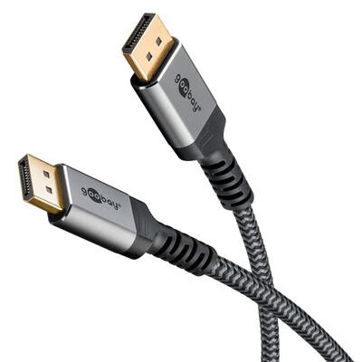 Goobay DisplayPort-Kabel 2.0/2.1, 80 Gbit/s 75684