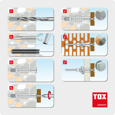 TOX-Dübel-Techn. Allzweckdübel Trika 6/51 KT