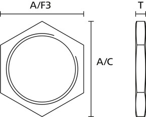 HellermannTyton Ms-Gegenmutter NPB ML 10S ALNPB-M25