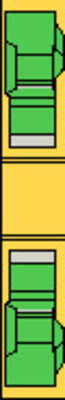 Phoenix Contact Mini-Schutzleiterklemme 0,08qmm-4qmm, gn/ge MSB 2,5-PE