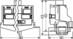 Hensel PE-/N-Klemme FC PN 10