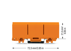 WAGO GmbH & Co. KG Befestigungsadapter orange 2273-500