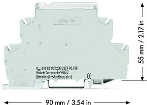 WAGO GmbH & Co. KG Schaltrelais-Baustein 1W,AC230V 789-508