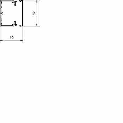 Tehalit Leitungsführungskanal B60xH40mm LF 400600 gr