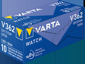 Varta Cons.Varta Uhren-Batterie 1,55V/21mAh/Silber V 362 Stk.1