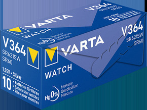 Varta Cons.Varta Uhren-Batterie 1,55V/17mAh/Silber V 364 Stk.1