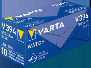 Varta Cons.Varta Uhren-Batterie 1,55V/58mAh/Silber V 394 Stk.1