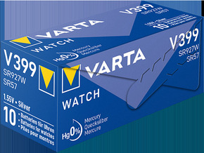 Varta Cons.Varta Uhren-Batterie 1,55V/42mAh/Silber V 399 Stk.1