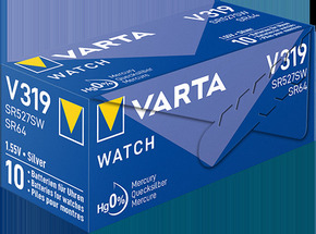 Varta Cons.Varta Uhren-Batterie 1,55V/21mAh/Silber V 319 Stk.1