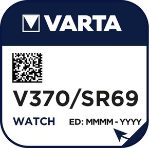Varta Cons.Varta Uhren-Batterie 1,55V/30mAh/Silber V 370 Stk.1