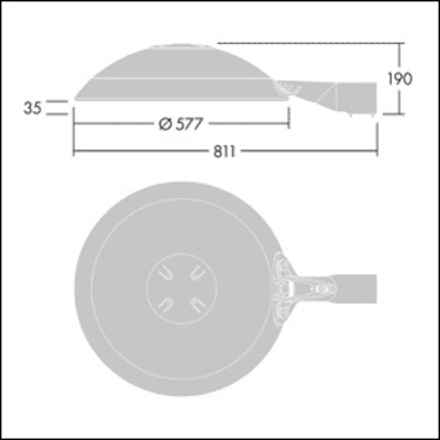 Thorn LED-Mastleuchte 4000K THOR L 72L #96643924