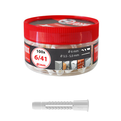 TOX-Dübel-Techn. Allzweckdübel Deco 6/41 RUDO (VE100)