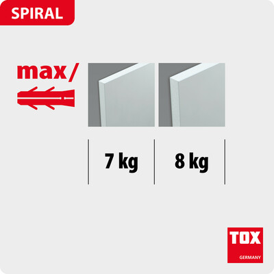 TOX-Dübel-Techn. Gipskartondübel Spiral 32 KT