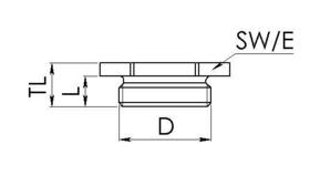 Wiska ATEX-Verschlussschraube M16x1,5 EX-EMVS 16
