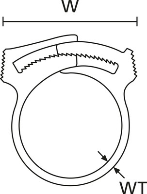 HellermannTyton Befestigungsschelle SNP1-POM-WH-C1