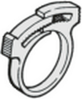 HellermannTyton Befestigungsschelle SNP1-POM-WH-C1